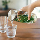 ウォーターカラフェ 1.1L 水差し ピッチャー ウォーターボトル 水 麦茶 お茶 入れ物 容器 グラス おしゃれ スタイリッシュ カフェ風 耐熱ガラス キントー 【納期A】【toh-398247】