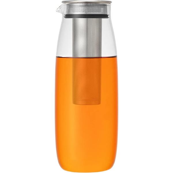 コールドブリューカラフェ 1.1L 水差し ピッチャー ウォーターボトル コーヒー 珈琲 紅茶 アイスティー お茶 茶葉 ストレーナー おしゃれ スリム キントー 【納期A】【toh-398248】