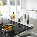 排気口カバー 伸縮排気口カバー 伸縮式 サイズ調整 シンプル おしゃれ 便利 白 ホワイト 黒 ブラック コンロ奥 山崎実業 TOWER タワー 【納期A】【toh-399569】