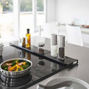 排気口カバー 伸縮排気口カバー 伸縮式 サイズ調整 シンプル おしゃれ 便利 白 ホワイト 黒 ブラック コンロ奥 山崎実業 TOWER タワー 【納期A】【toh-399569】