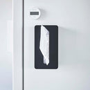 ティッシュケース マグネット式 磁石 ティッシュカバー ホルダー おしゃれ 便利 キッチン 冷蔵庫横 白 黒 マグネットティッシュケース ハイタイプ 山崎実業 【納期A】【toh-402046】