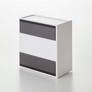 ウォールラック ウォールキャブネット 小物入れ 収納 マグネット式 磁石 冷蔵庫横 キッチン 整理 仕切り マグネットインスタントスティックホルダー 山崎実業 【納期A】【toh-402751】