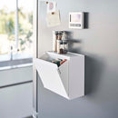 ウォールラック ウォールキャブネット 小物入れ 収納 マグネット式 磁石 冷蔵庫横 キッチン 整理 仕切り マグネットインスタントスティックホルダー 山崎実業 【納期A】【toh-402751】