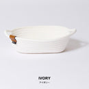 バスケット ロープ トレイ トレー 収納かご 玄関 リビング サニタリー 収納 【納期A】【toh-4511546083212】