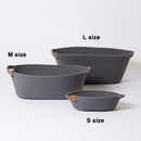 バスケット ロープ トレイ トレー 収納かご 玄関 リビング サニタリー 収納 【納期A】【toh-4511546083212】