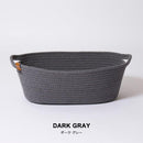 洗濯物かご ランドリーバスケット 北欧 おしゃれ ナチュラル かご 小物入れ ロープ 【納期A】【toh-4511546083243】
