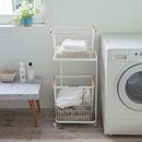 ランドリーバスケット ワゴン セット 洗濯物かご 収納 山崎実業 【納期A】【toh-4903208033008】