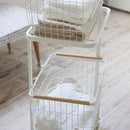 ランドリーバスケット ワゴン セット 洗濯物かご 収納 山崎実業 【納期A】【toh-4903208033008】