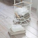 ランドリーバスケット ワゴン セット 洗濯物かご 収納 山崎実業 【納期A】【toh-4903208033008】