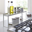 キッチン収納ラック 油はねガード コンロ奥 白 ホワイト おしゃれ 山崎実業 【納期A】【toh-4903208034876】