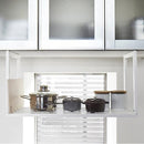 戸棚下シェルフ 大型 大きい おしゃれ シンプル 白 キッチン収納ラック 山崎実業 【納期A】【toh-4903208035316】