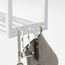 戸棚下シェルフ 大型 大きい おしゃれ シンプル 白 キッチン収納ラック 山崎実業 【納期A】【toh-4903208035316】