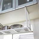 戸棚下シェルフ 大型 大きい おしゃれ シンプル 白 キッチン収納ラック 山崎実業 【納期A】【toh-4903208035316】