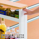 隙間収納 約 13cm 幅 隙間収納ラック 棚 洗面所 キッチン トイレ 隙間 すき間収納 スリムラック スキマ収納 収納棚 キャスター 移動 便利 ワゴン シンプル 天板 【納期A】【toh-4962191013244】