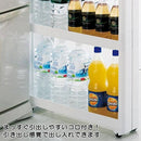 隙間収納 約 13cm 幅 隙間収納ラック 棚 洗面所 キッチン トイレ 隙間 すき間収納 スリムラック スキマ収納 収納棚 キャスター 移動 便利 ワゴン シンプル 天板 【納期A】【toh-4962191013244】