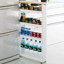 すき間収納 ラック 5段 隙間 ワゴン キャスター おしゃれ キッチン 洗面所 隙間収納 収納棚 キッチン収納 ワゴン ランドリー リビング 小物収納 ペットボトル 【納期A】【toh-4962191013251】