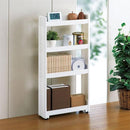 隙間収納 ラック 12cm キッチン 洗面所 スリム 細い 4段 ワゴン キャスター すき間収納 収納ワゴン 収納棚 リビング おしゃれ 台所 ペットボトル キッチン用品 【納期A】【toh-4962191013275】