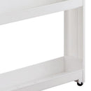 すき間収納 洗面所 ランドリー ワゴン 収納棚 ラック サニタリー トイレ 洗濯機横 脱衣所 3段 キャスター シンプル 白 ホワイト 薄型 省スペース 日本製 国産 【納期A】【toh-4962191013305】