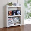 隙間ラック スリム ワイド 幅広 キッチン収納 ワゴン オープンラック 3段 キャスター付き 収納ワゴン すき間収納 隙間収納 ペットボトル 小物 収納棚 移動 便利 【納期A】【toh-4962191013787】