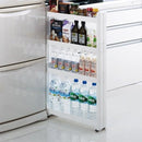 すき間収納ラック 10cm 隙間収納 キャスター付き 10センチ スリム 隙間 すき間 収納棚 洗面所 キッチン スリムワゴン リビング トイレ 薄型 ペットボトル 置き場 【納期A】【toh-4962191013794】