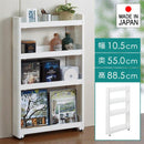 すき間収納ラック 10cm 隙間収納 キャスター付き 10センチ スリム 隙間 すき間 収納棚 洗面所 キッチン スリムワゴン リビング トイレ 薄型 ペットボトル 置き場 【納期A】【toh-4962191013794】
