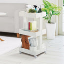 隙間収納 約 35cm 幅 隙間収納ラック 棚 洗面所 キッチン トイレ 隙間 すき間収納 ワイド ラック スキマ収納 収納棚 キャスター 移動 便利 ワゴン シンプル 白 【納期A】【toh-4962191014524】