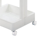 隙間収納 約 35cm 幅 隙間収納ラック 棚 洗面所 キッチン トイレ 隙間 すき間収納 ワイド ラック スキマ収納 収納棚 キャスター 移動 便利 ワゴン シンプル 白 【納期A】【toh-4962191014524】