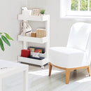 隙間収納 約 25cm 幅 隙間収納ラック 棚 洗面所 キッチン トイレ 隙間 すき間収納 ワイド ラック スキマ収納 収納棚 キャスター 移動 便利 ワゴン シンプル 白 【納期A】【toh-4962191014555】