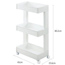 隙間収納 約 25cm 幅 隙間収納ラック 棚 洗面所 キッチン トイレ 隙間 すき間収納 ワイド ラック スキマ収納 収納棚 キャスター 移動 便利 ワゴン シンプル 白 【納期A】【toh-4962191014555】