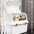 ゴミ箱 大容量 屋外 ごみ箱 収納ストッカー 大型 横 フタ付き 蓋付き 業務用 公共施設 マンション 屋外用 室内 収納庫 物置 倉庫 おしゃれ 庭 玄関 日本製 国産 【納期A】【toh-4973655115855】
