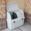 ゴミ箱 大容量 屋外 ごみ箱 収納ストッカー 大型 横 フタ付き 蓋付き 業務用 公共施設 マンション 屋外用 室内 収納庫 物置 倉庫 おしゃれ 庭 玄関 日本製 国産 【納期A】【toh-4973655115855】