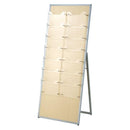 パンフレットラック A4 パンフレットスタンド 2列 業務用 商業施設 店舗 Fe'sパンフレットスタンド2列7段 【納期E】【toh-4973655162422】