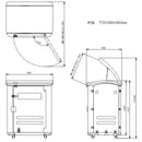 ワイドストレージ 業務用 ごみ箱 屋外 ゴミ箱 大型 大きいサイズ 大容量 物置 会社 学校 リッチェル 【納期E】【toh-4973655930915】