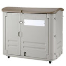 業務用ゴミ箱 600L キャスター付き 屋外用ごみ箱 ワイドストレージ ゴミ箱 大型 大きいサイズ 大容量 物置 会社 学校 リッチェル 【納期E】【toh-4973655930922】