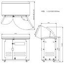 業務用ゴミ箱 600L キャスター付き 屋外用ごみ箱 ワイドストレージ ゴミ箱 大型 大きいサイズ 大容量 物置 会社 学校 リッチェル 【納期E】【toh-4973655930922】