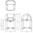 大型ゴミ箱 マンション 店舗用 業務用 ごみ箱 大きい 屋外 ワイドペールST350 【納期E】【toh-4973655944707】