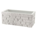 大型プランター おしゃれ プランター 大型 レンガ風 屋外 店舗 鉢 植木鉢 長方形 タウンプランター100型割石積 【納期E】【toh-4973895831713】