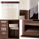 米びつ スリム 5kg 対応 おしゃれ 米櫃 洗える 中身が見える 小人数 1人暮らし ひとり暮らし キャスター付き 計量 レバー 無洗米対応 コンパクト 小型 小さい 【納期A】【toh-4974908750496】