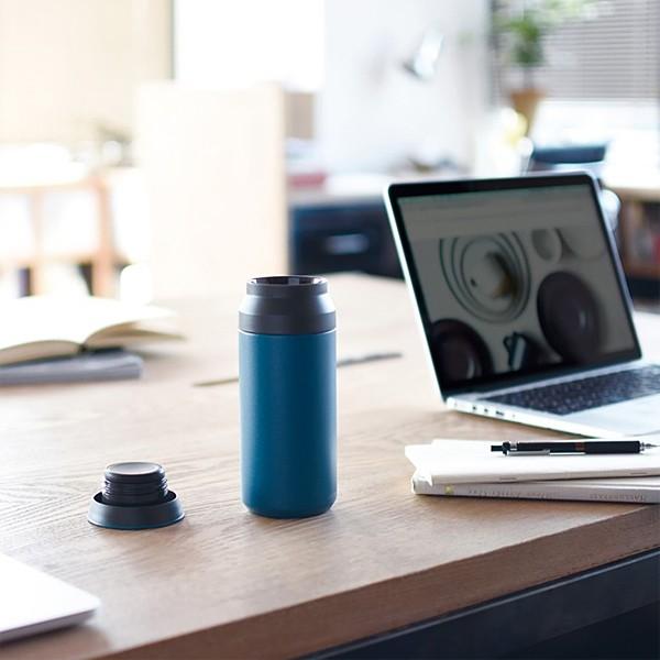 トラベルタンブラー 350ml キントー TRAVEL TUMBLER kinto 水筒 保温 保冷 おしゃれ 直飲み 真空 ステンレス マグボトル 持ち運び 小さめ オフィス 職場 学校 【納期A】【toh-travel-tumbler】