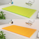 風呂ふた シャッター 75×120cm用 L12 風呂蓋 風呂フタ 浴槽蓋 ロール 波形 くるくる 抗菌 防臭 日本製 純銀 イオン Ag 東プレ グリーン 緑 オレンジ おしゃれ 【納期A】【tp-ft-ae-l12-gn】