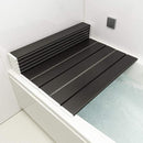 風呂ふた 折りたたみ 75×160cm用 L16 日本製 風呂蓋 折り畳み 浴槽 お風呂ふた 東プレ 茶色 ブラウン おしゃれ コンパクト 抗菌 銀イオン 【納期A】【tp-ft-ao-l16-br】