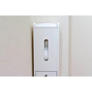 トイレラック スリム収納 棚 取っ手付き 白 ホワイト 省スペース おしゃれ コンパクト 収納棚 整理棚 トイレットペーパー入れ 扉つき ドア 【納期B】【tr1006wh】