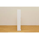 トイレラック スリム収納 棚 取っ手付き 白 ホワイト 省スペース おしゃれ コンパクト 収納棚 整理棚 トイレットペーパー入れ 扉つき ドア 【納期B】【tr1006wh】