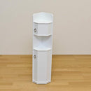 トイレコーナーラック 白 ホワイト トイレ収納棚 おしゃれ 隅 角 コーナー 設置 おしゃれ シンプル スリム コンパクト 省スペース 【納期B】【tr2008wh】