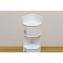 トイレコーナーラック 白 ホワイト トイレ収納棚 おしゃれ 隅 角 コーナー 設置 おしゃれ シンプル スリム コンパクト 省スペース 【納期B】【tr2008wh】