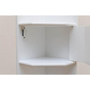 トイレコーナーラック 白 ホワイト トイレ収納棚 おしゃれ 隅 角 コーナー 設置 おしゃれ シンプル スリム コンパクト 省スペース 【納期B】【tr2008wh】