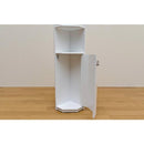 トイレコーナーラック 白 ホワイト トイレ収納棚 おしゃれ 隅 角 コーナー 設置 おしゃれ シンプル スリム コンパクト 省スペース 【納期B】【tr2008wh】