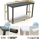 テーブル 作業台 デスク 机 120×45cm シンプル 白 ホワイト 黒 ブラック ワークテーブル フリーテーブル 書斎 勉強机 学習机 パソコンデスク 【納期B】【ty1245】