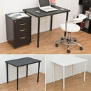 テーブル シンプル フリーテーブル 作業台 パソコンデスク スリム pcデスク 装飾なし 机 勉強 学習 オフィス 職場 ブラック 黒 ホワイト 白 【納期B】【ty9060bk】