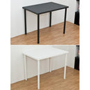 テーブル シンプル フリーテーブル 作業台 パソコンデスク スリム pcデスク 装飾なし 机 勉強 学習 オフィス 職場 ブラック 黒 ホワイト 白 【納期B】【ty9060bk】